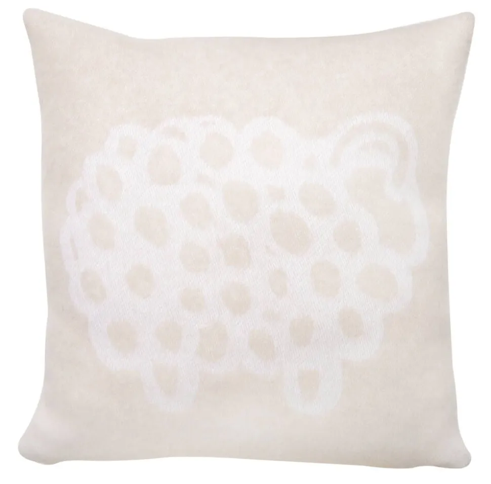 Aarikka tyynynpäällinen Pässi 43 cm beige/valkoinen