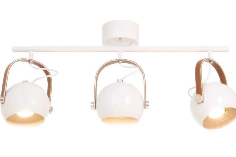 Aneta Lighting kattovalaisin Bow 3-os. valkoinen