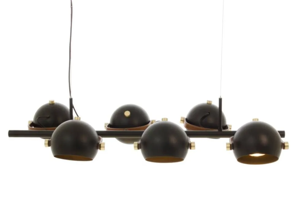 Aneta Lighting riippuvalaisin Bow 6-os. musta