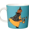Arabia Muumi muki Mymmelin äiti 0,3 L turkoosi
