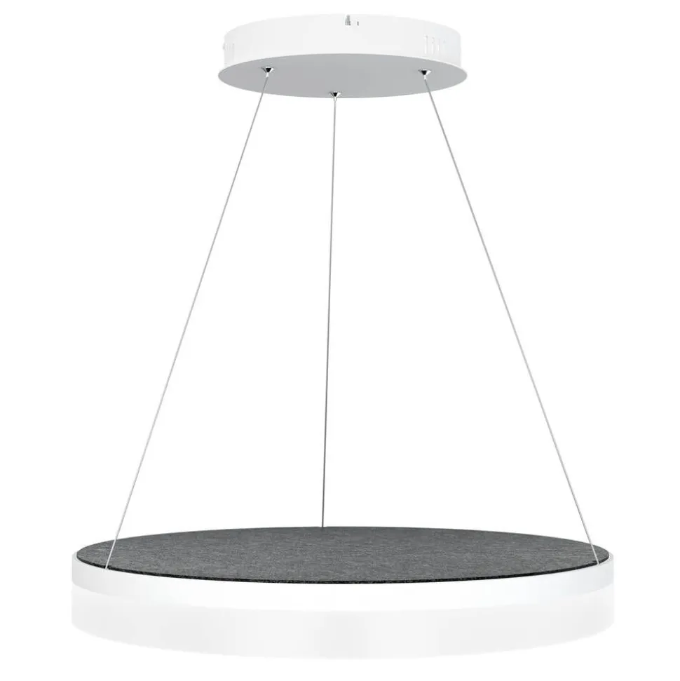 Design by Grönlund Acoustic Circulo 60 kattovalaisin tummanharmaa 3000K