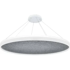 Design by Grönlund Acoustic Circulo 80 kattovalaisin vaaleanharmaa 3000K