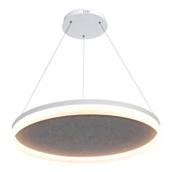 Design by Grönlund Acoustic Circulo 80 kattovalaisin vaaleanharmaa 3000K