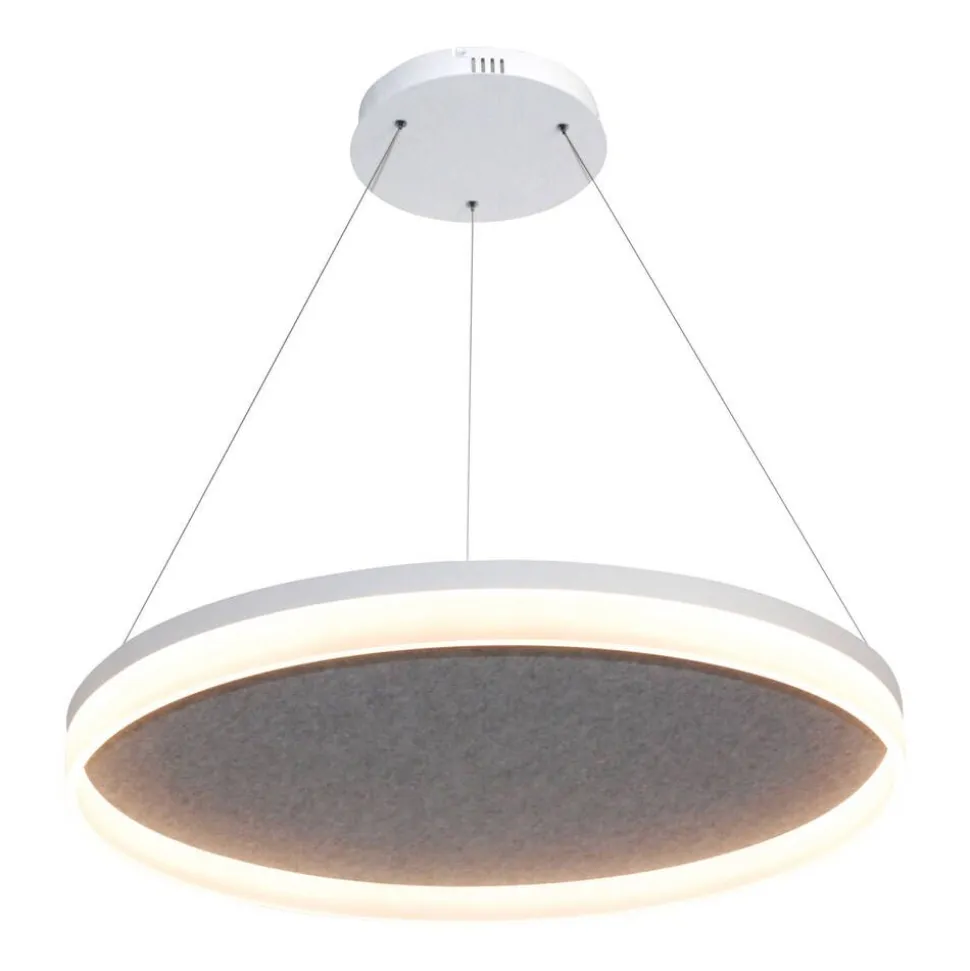 Design by Grönlund Acoustic Circulo 80 kattovalaisin vaaleanharmaa 3000K