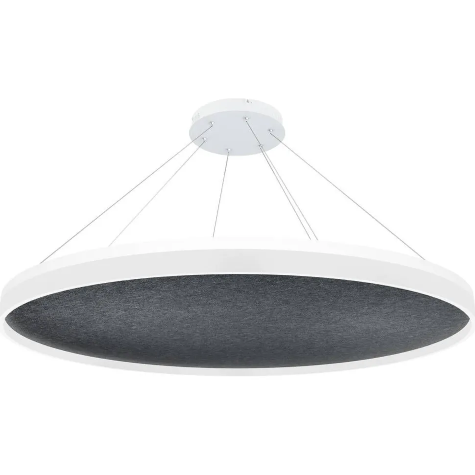 Design by Grönlund Acoustic Circulo 120 kattovalaisin tummanharmaa 4000K
