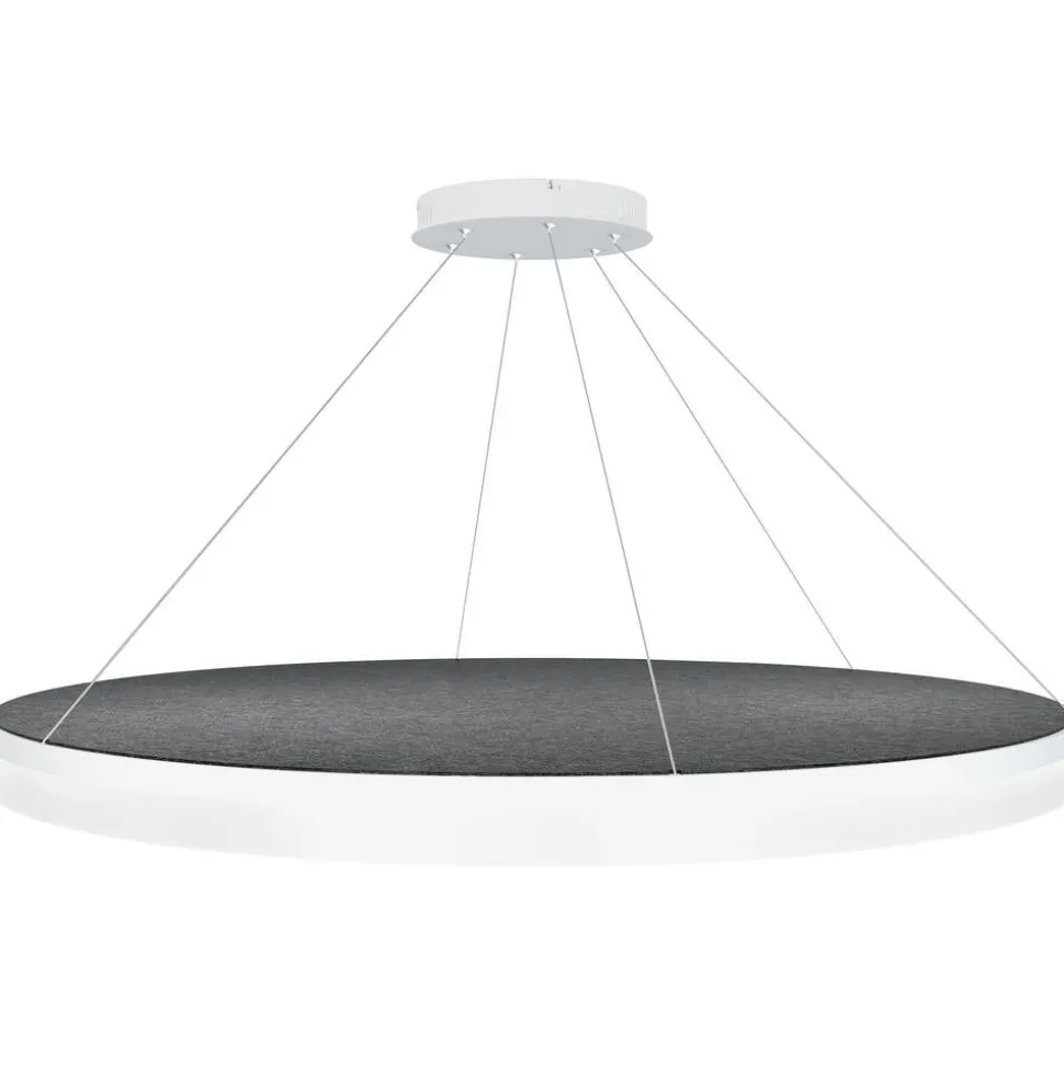 Design by Grönlund Acoustic Circulo 120 kattovalaisin tummanharmaa 4000K
