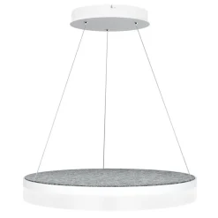 Design by Grönlund Acoustic Circulo 60 kattovalaisin vaaleanharmaa 3000K