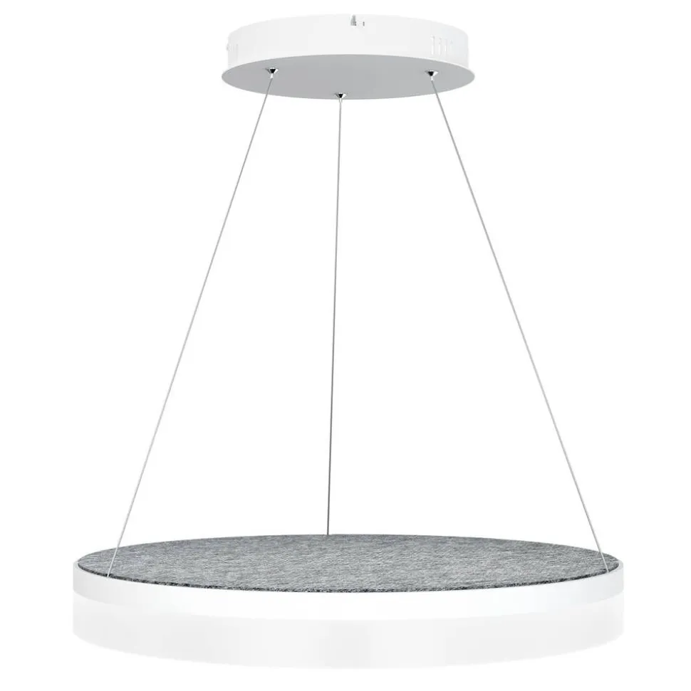 Design by Grönlund Acoustic Circulo 60 kattovalaisin vaaleanharmaa 3000K