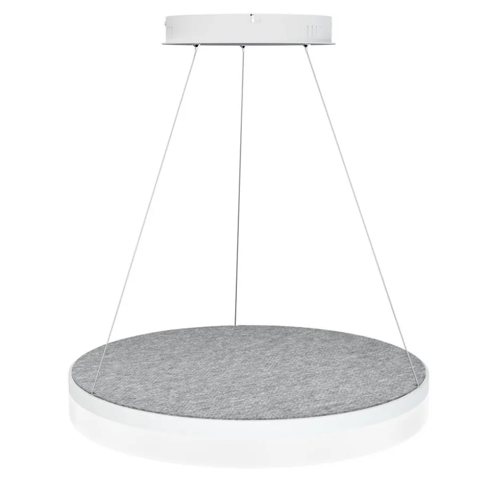 Design by Grönlund Acoustic Circulo 60 kattovalaisin vaaleanharmaa 3000K