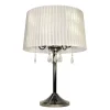 Design by Grönlund Crystal pöytävalaisin valkoinen/mustakromi