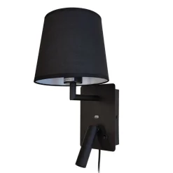 Design by Grönlund Denver USB seinävalaisin musta