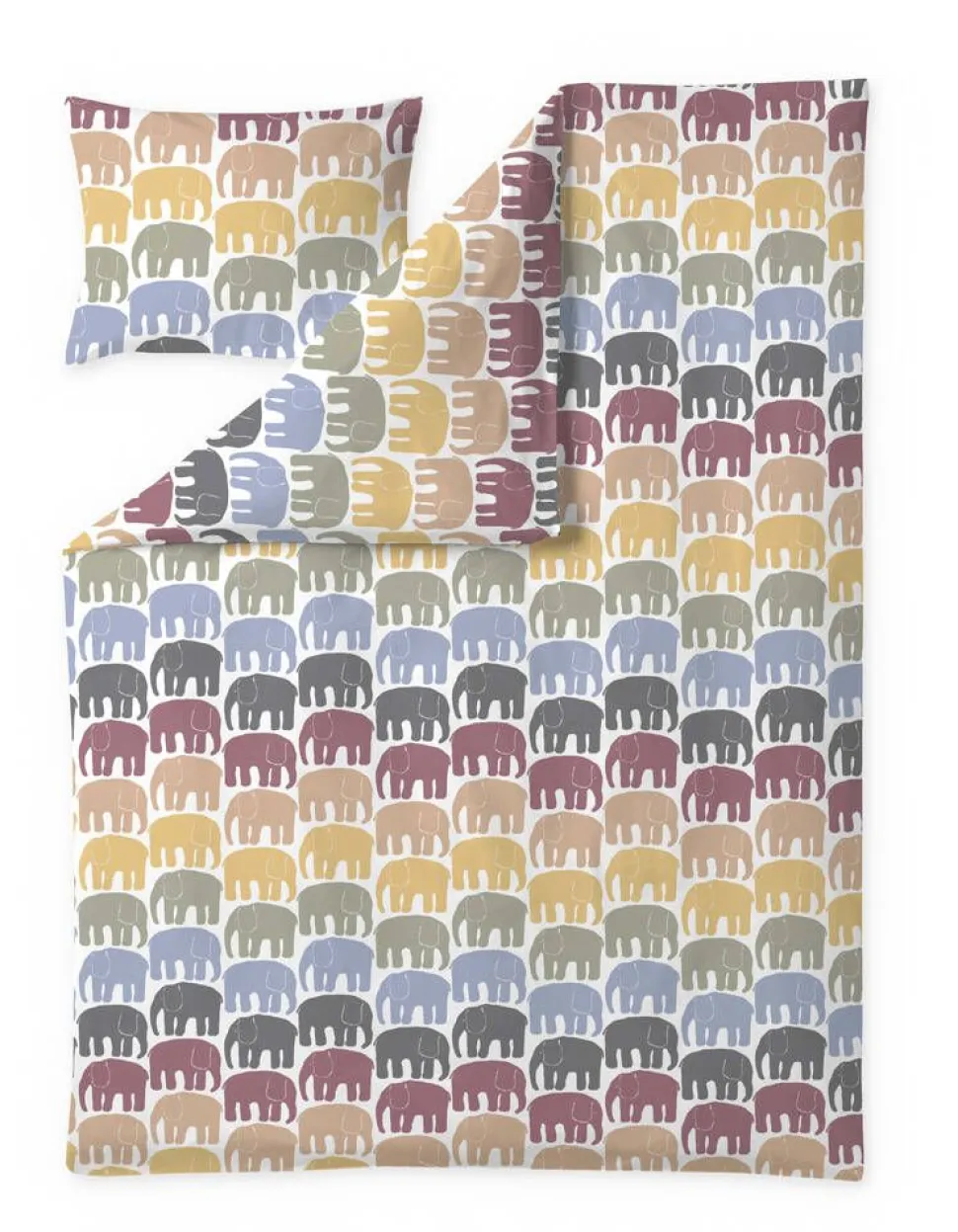 Finlayson pussilakanasetti Elefantti 150x210+50x60 cm multi/