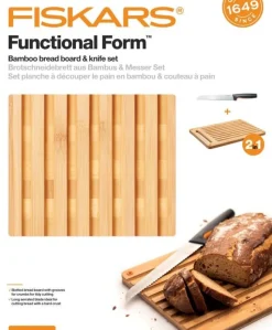 Fiskars Functional Form leipälauta -ja veitsi setti