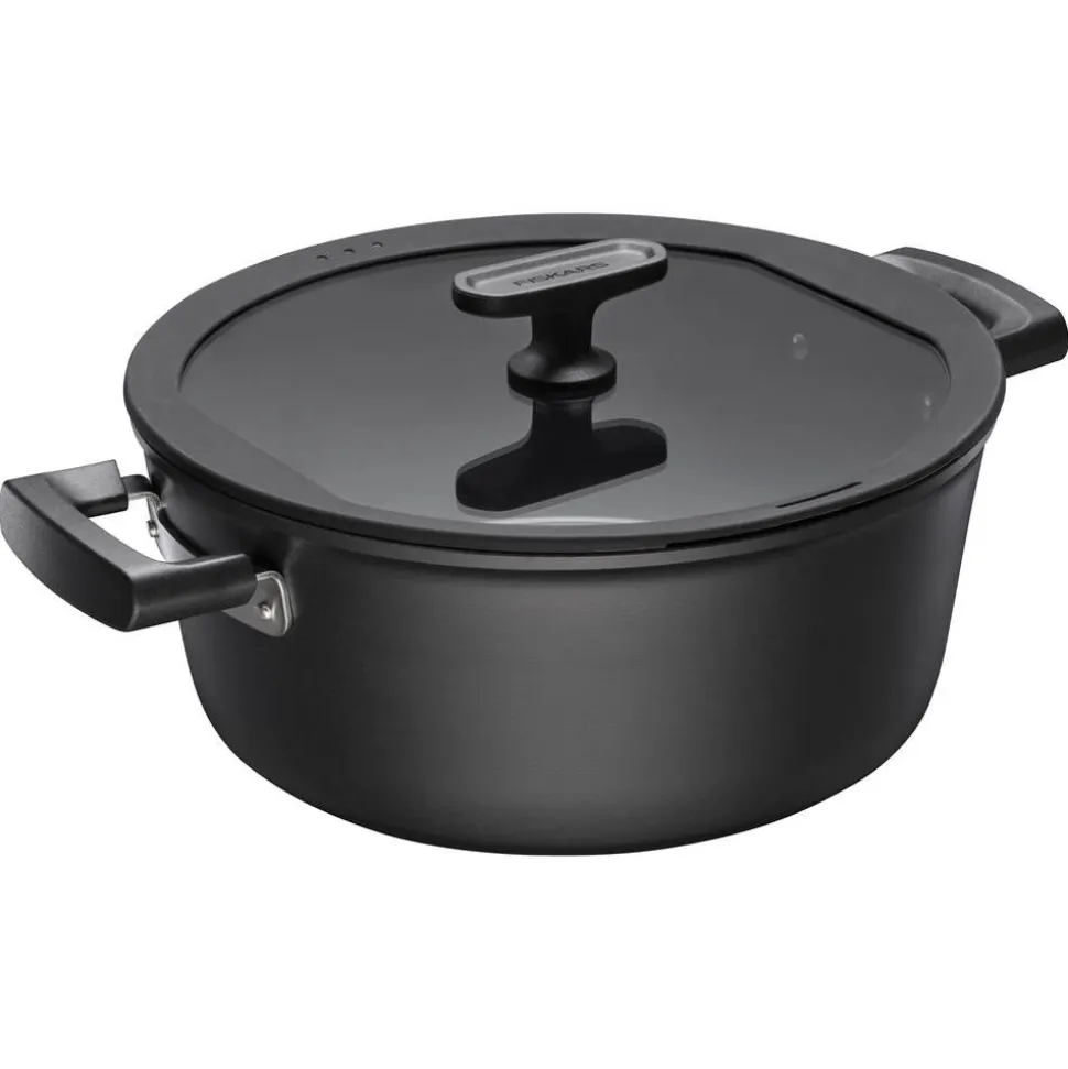 Fiskars Hard Face kattila 5 l kannella