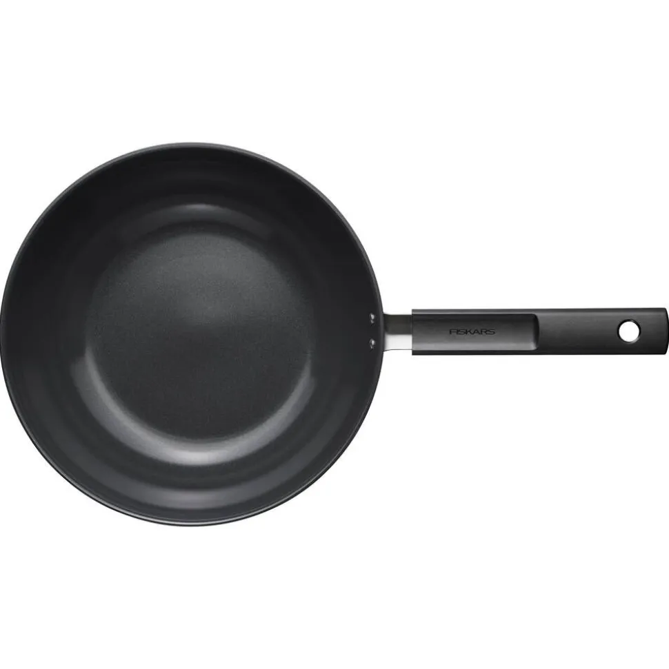 Fiskars Hard Face wokkipannu 28 cm / 4, 5 l