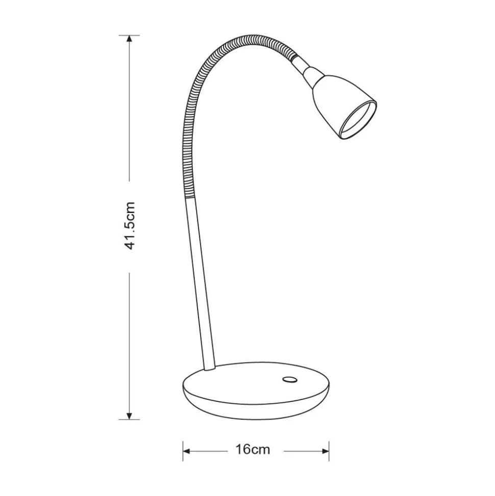 Heat LED-pöytävalaisin Flex sininen