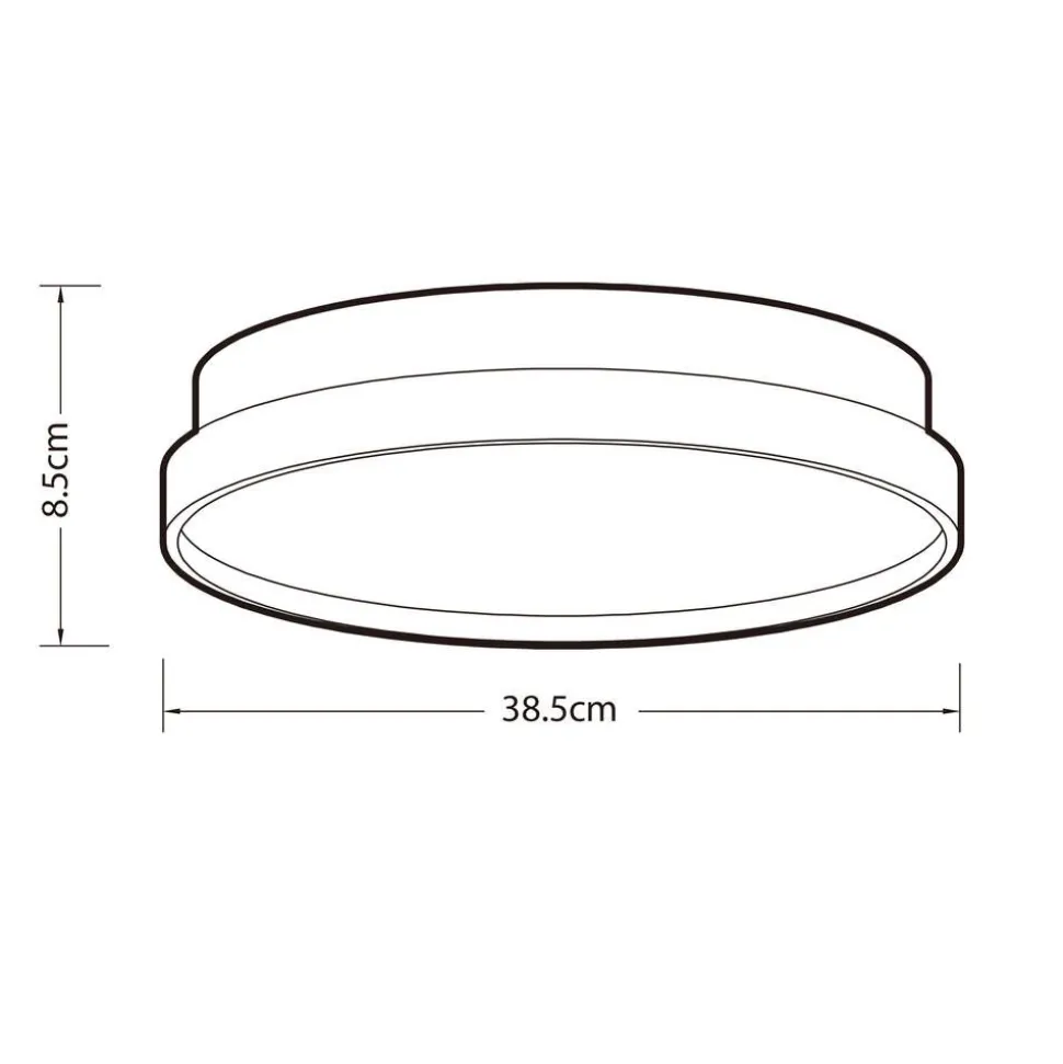 Heat plafondi Discus Easy Mount 38 cm maalattu puu