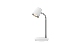 Heat Study LED pöytävalaisin 4,5W 38 cm valkoinen