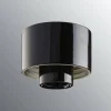 Ifö Electric posliinikanta suora, musta, kierre 84,5 mm,