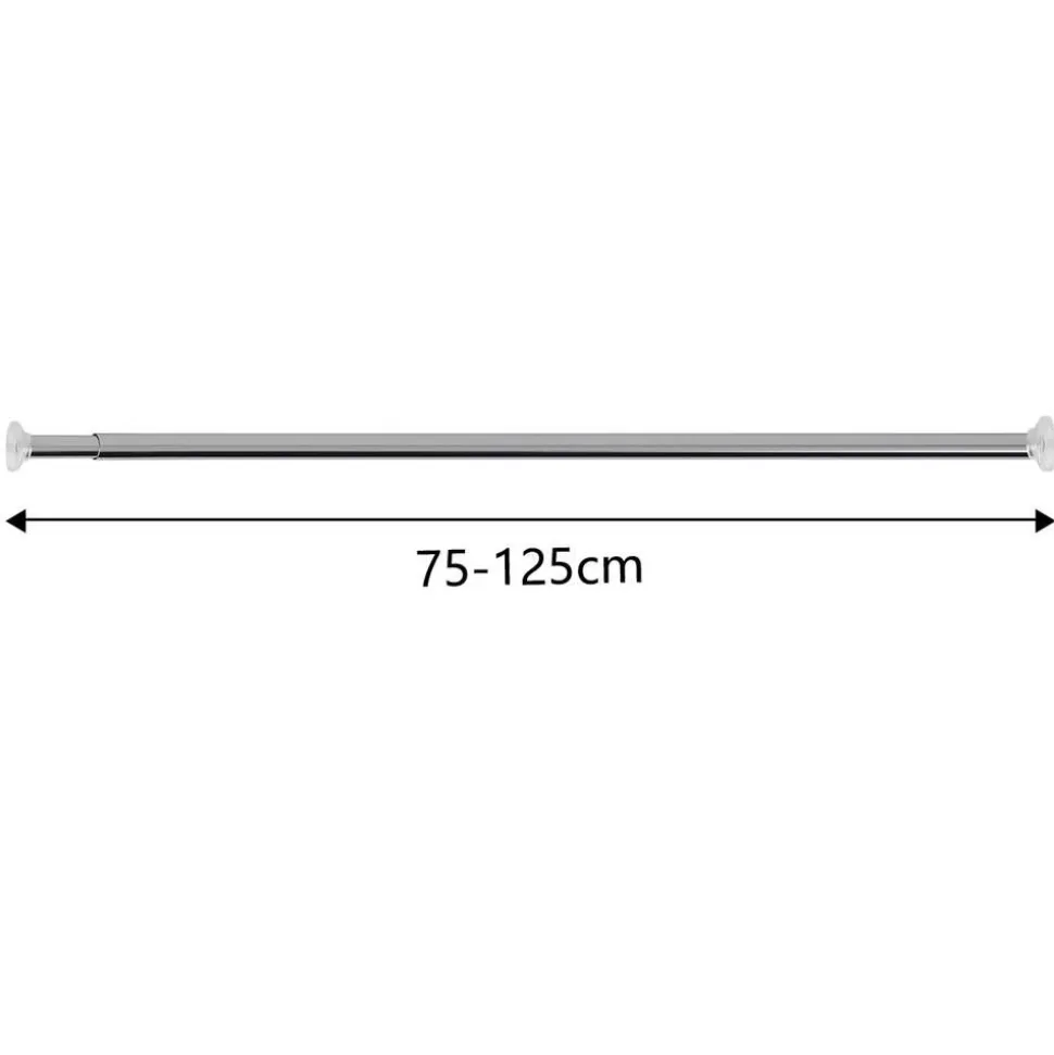 Ihanin suihkuverhotanko 75-125 cm hopea