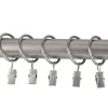 Ihanin verhorenkaat nipistimellä 25/32 mm teräs