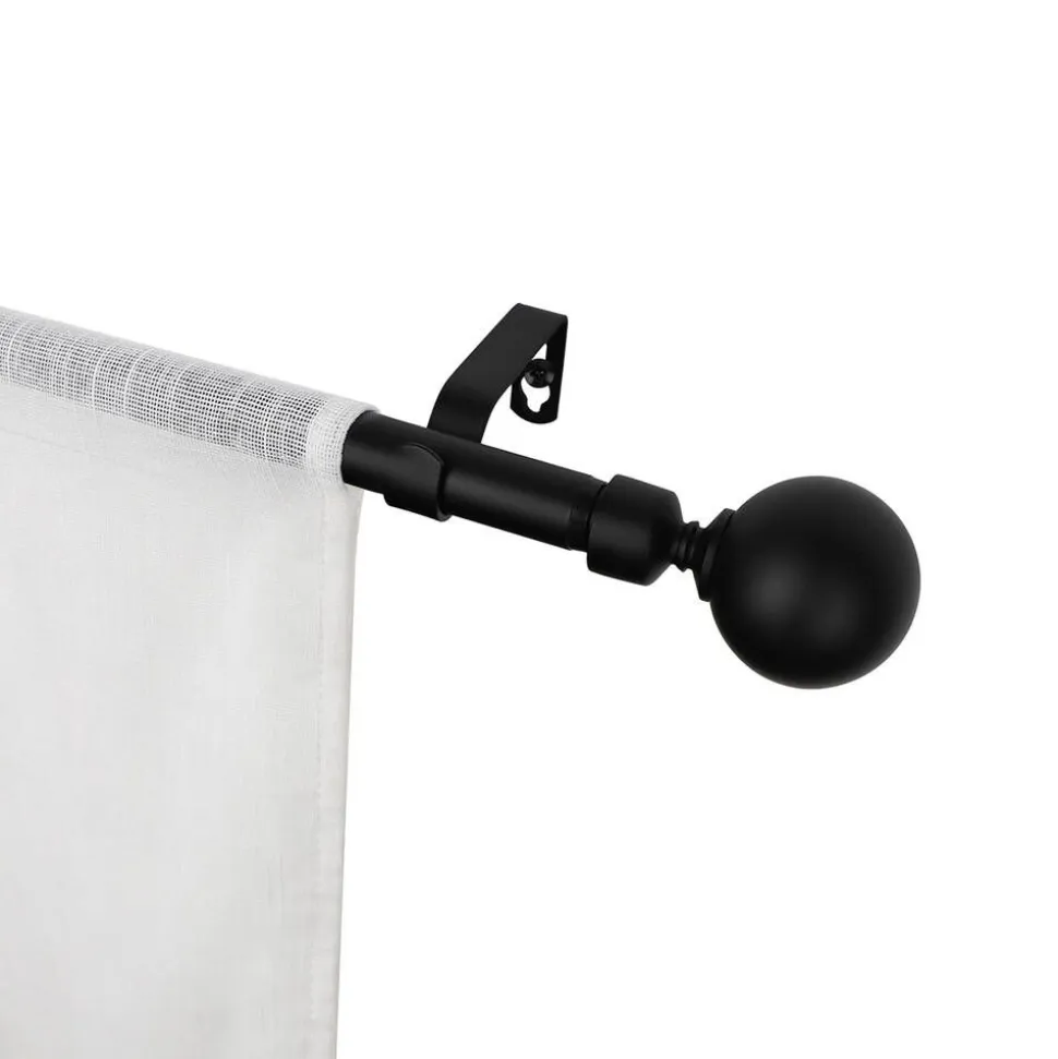 Ihanin verhotanko Mira 120-210 cm mattamusta