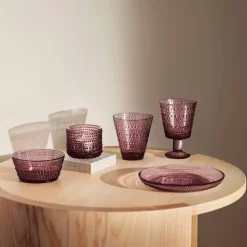 Iittala Kastehelmi juomalasi jalallinen 26 cl 2 kpl kanerva