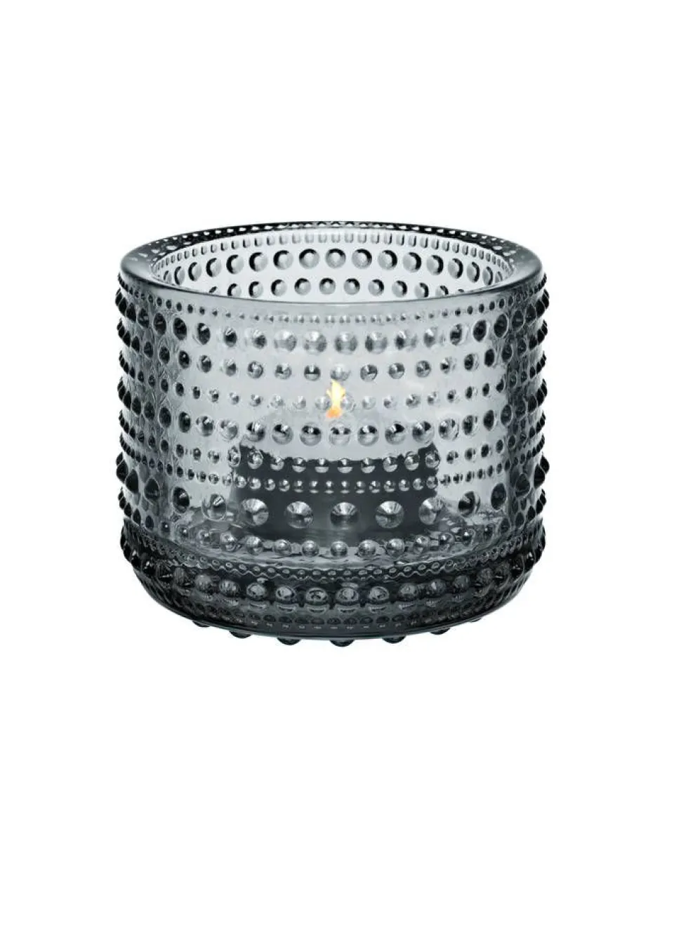 Iittala Kastehelmi Kynttilälyhty 64 mm harmaa