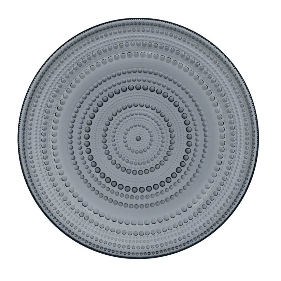 Iittala Kastehelmi lautanen 315 mm tummanharmaa