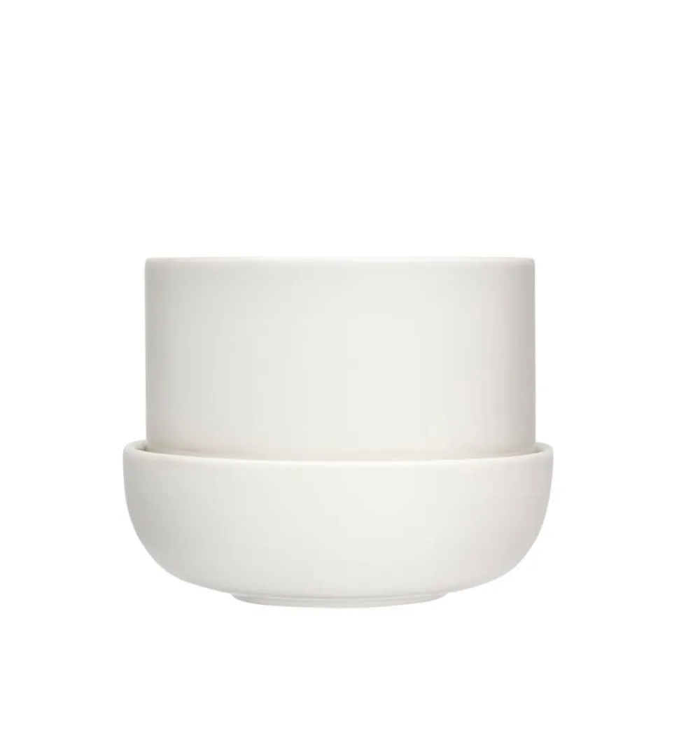 Iittala Nappula ruukku ja vati 170x130 mm valkoinen