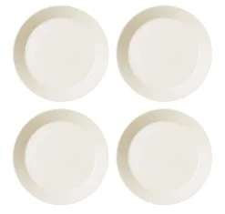 Iittala Teema valkoinen lautanen 21 cm 4 kpl
