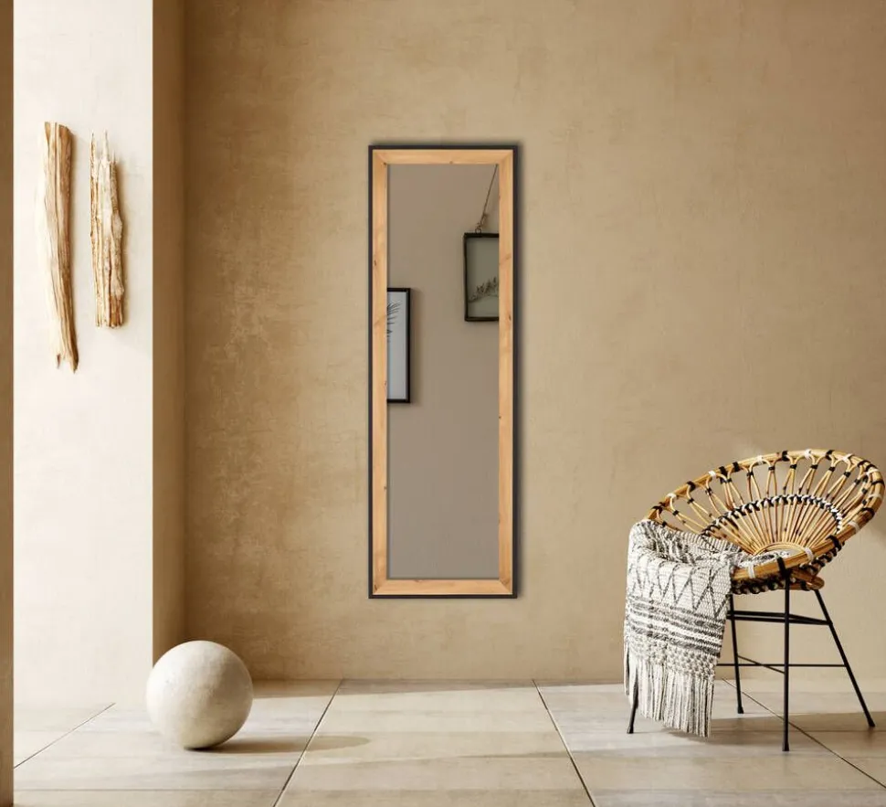 Mirrors and More peili Branda 50 x 150 cm tammi/musta