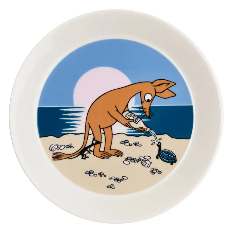 Moomin Arabia lautanen Ø 19 cm Nipsu rannalla