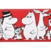 Moomin silikonikaulin Muumi Hahmot 47 cm