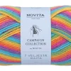 Novita 7 Veljestä Raita lanka 100 g sateenkaari 980