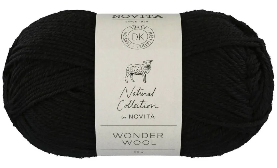 Novita lanka Wonder Wool 50 g 099 noki