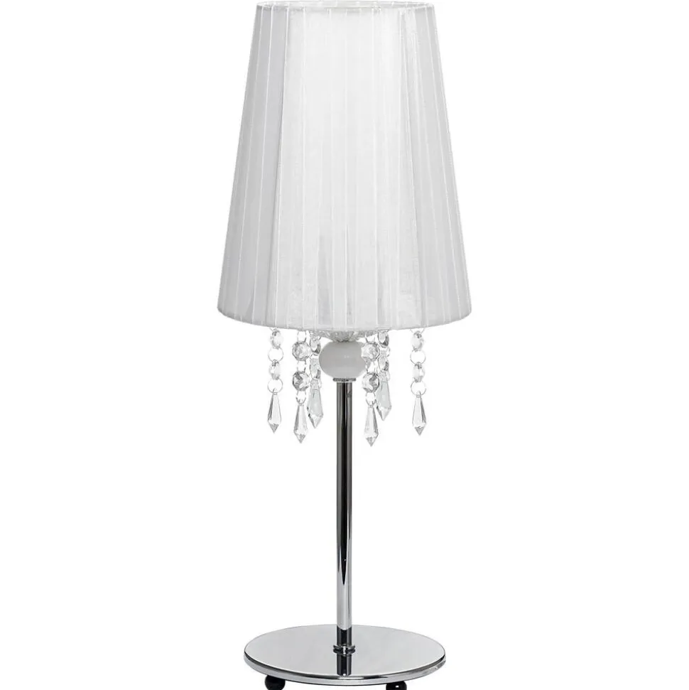 Nowodvorski Modena pöytävalaisin valkoinen/kromi 41 cm