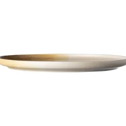 Pentik Tuntu lautanen 25 cm l.valkoinen/v.ruskea