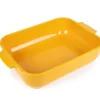 Peugeot keraaminen Appolia-vuoka suorakaide 32 cm sahramin k
