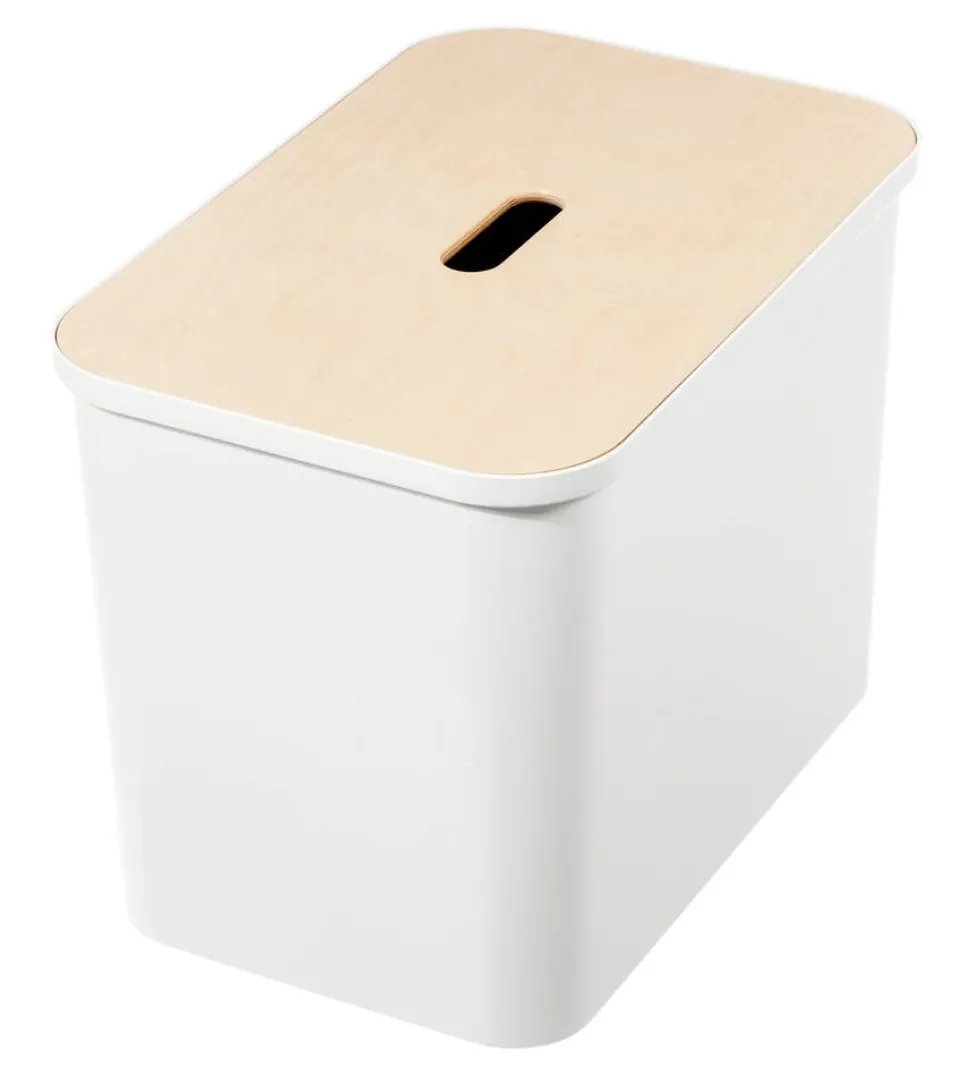 Smartstore Collect lajitteluastia vanerikannella 76 L valkoinen