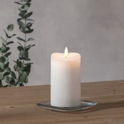 Star Trading LED-kynttilä Flamme 14 cm valkoinen