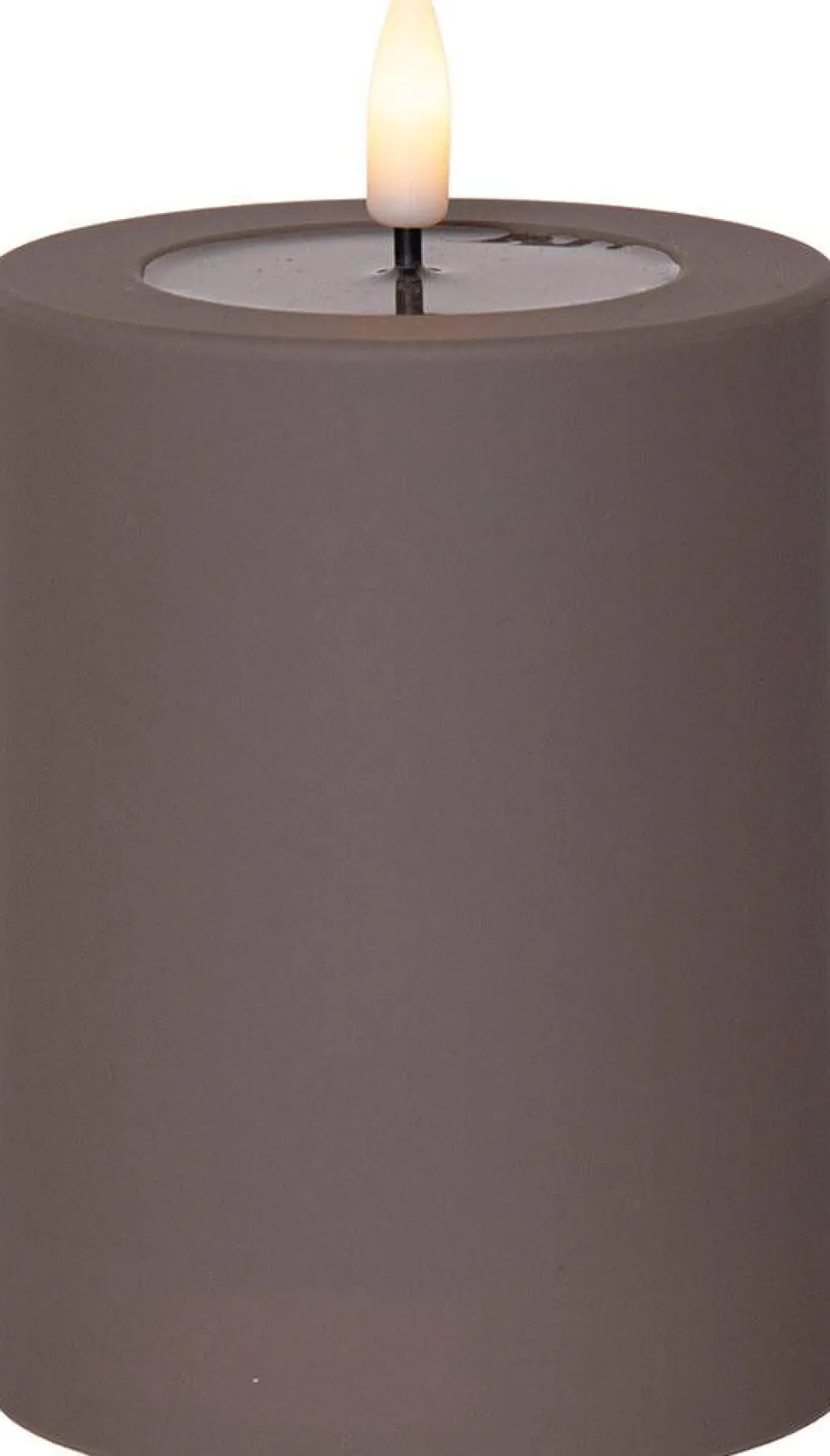 Star Trading LED-kynttilä Flamme Soft 12,5 cm ruskea
