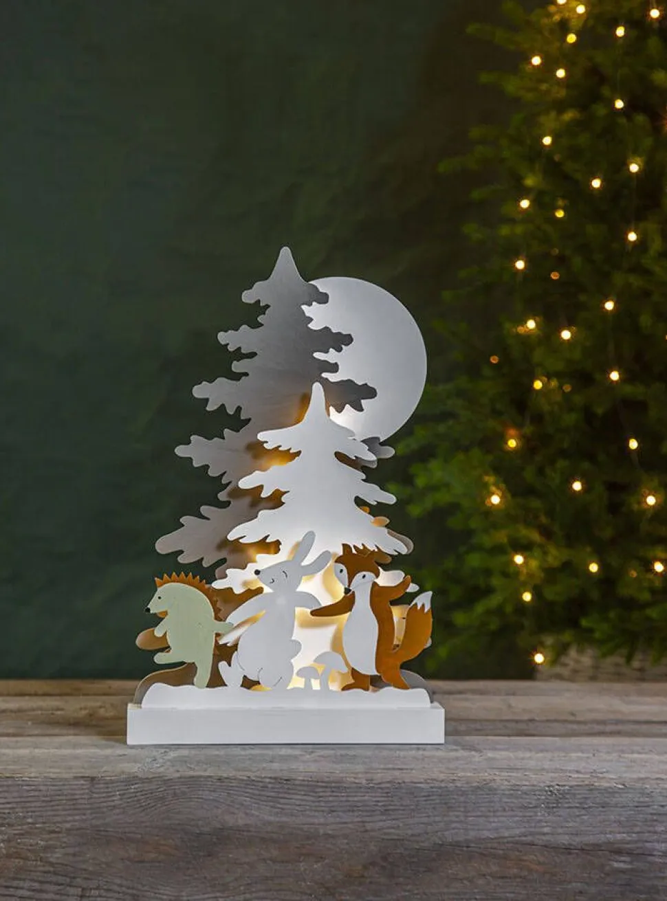 Star Trading pöytäkoriste Forest Friends 44 cm
