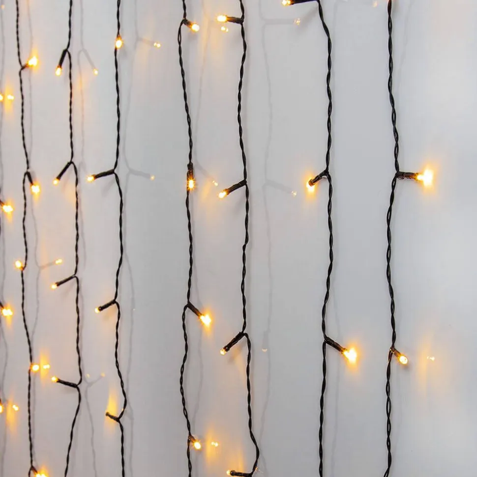 Star Trading valoverho Golden Warm White 80 LED musta 1,3x1,