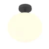 Trio Lighting kattovalaisin Fomento E27 mattamusta/valkoinen