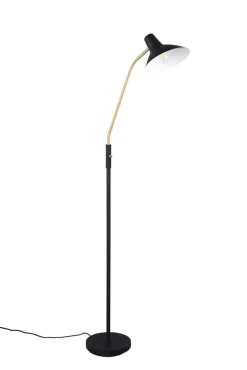 Trio Lighting lattiavalaisin Traveller E27 mattamusta/mattam