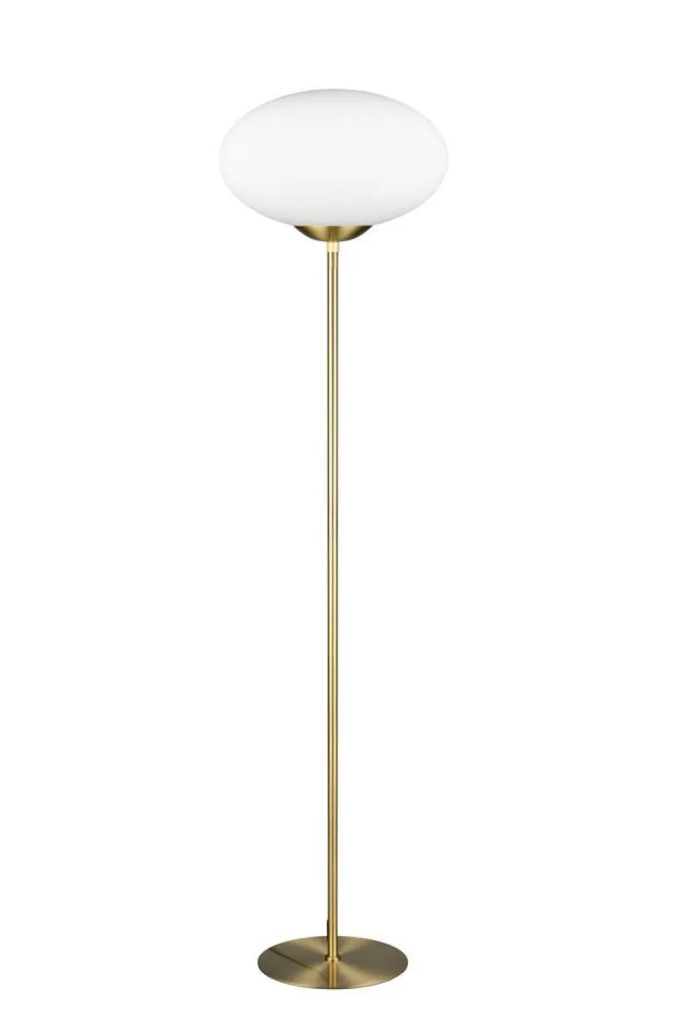 Trio Lighting lattiavalaisin Fomento E27 mattamessinki/valko