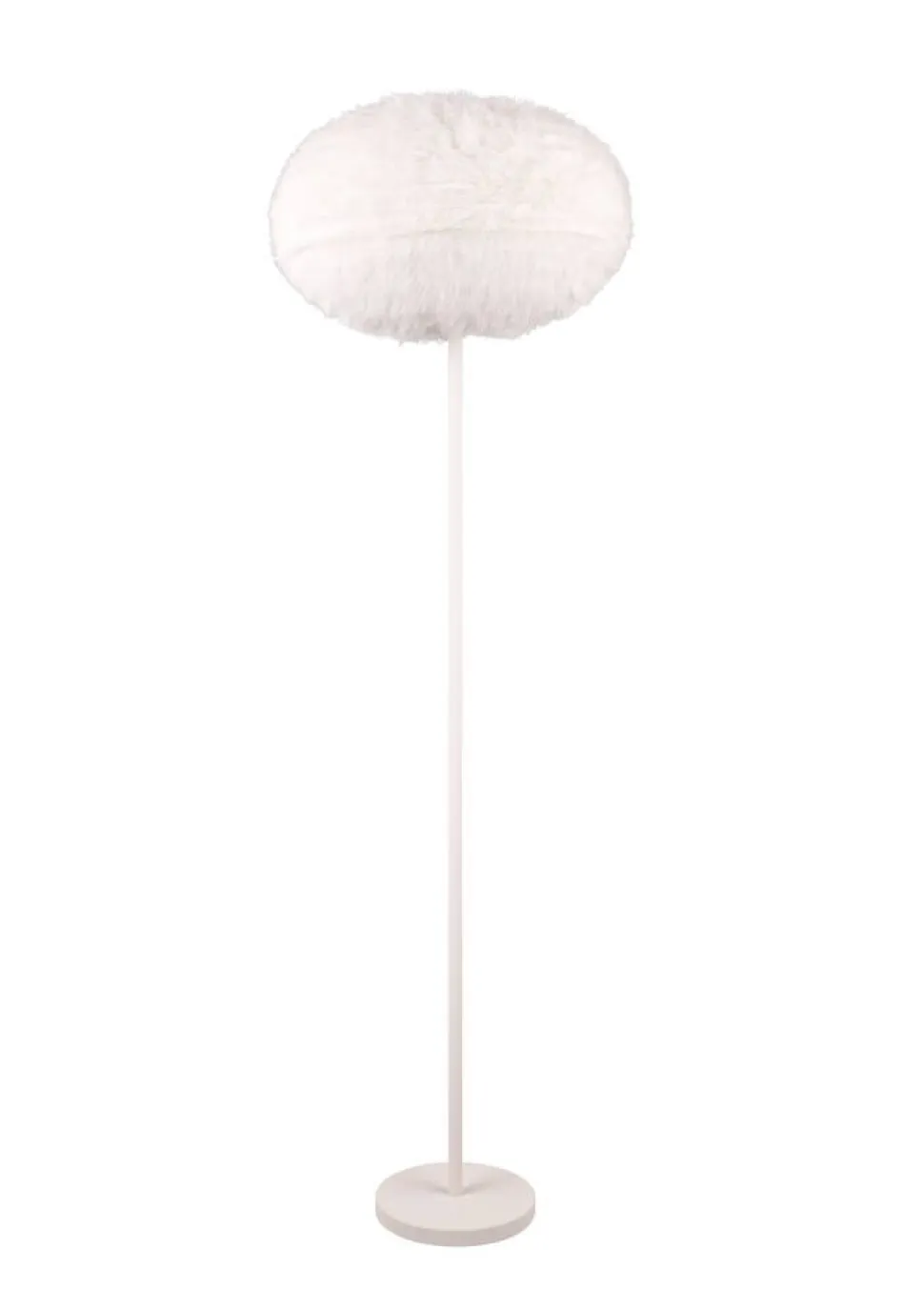 Trio Lighting lattiavalaisin Furry E27 hiekanvalkoinen