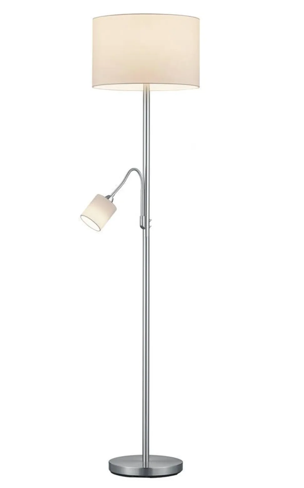 Trio Lighting lattiavalaisin Hotel E27+E14 valkoinen