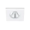 Trio Lighting LED alasvalo Zagros IP65 mattavalkoinen neliö